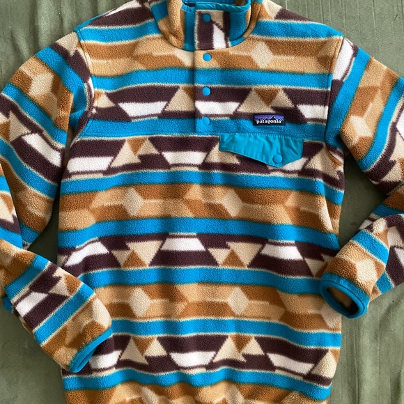 Patagonia Synchilla Snap Sz XS Guatemalan Tango - Picture 4 of 4